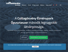Tablet Screenshot of csillagosveny.com